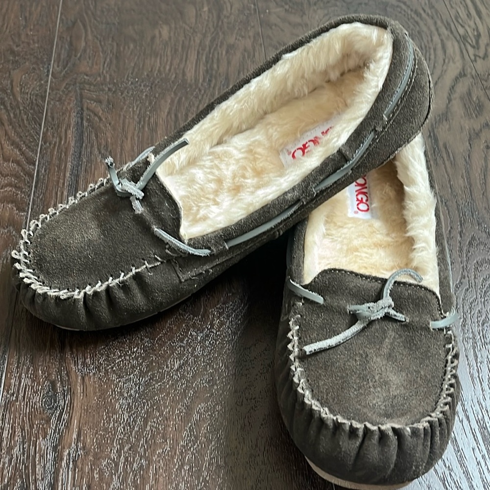 Bongo Moxie Moccasins Slippers Womens Size 11